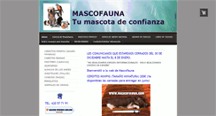 Desktop Screenshot of mascofauna.com